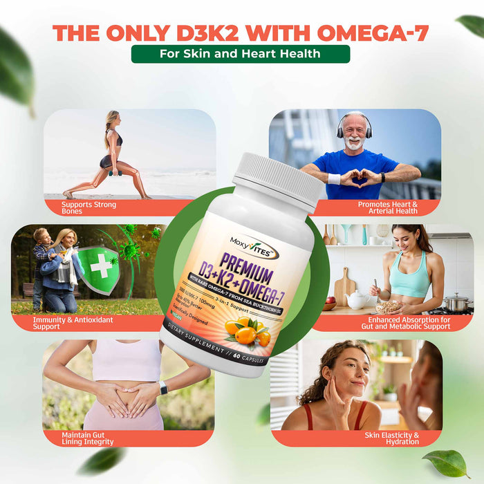 The Synergistic Benefits of Vitamin D3, K2, and Sea Buckthorn Oil