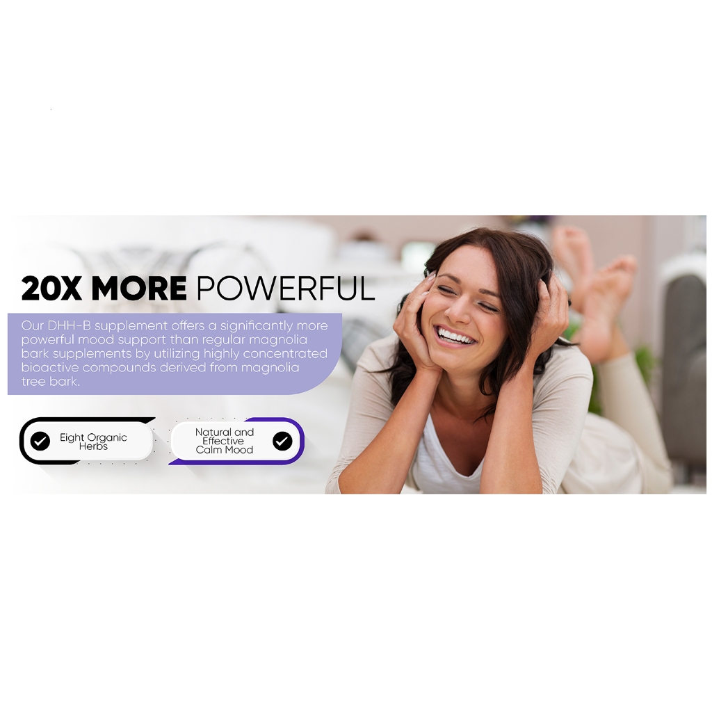 20X MORE POWERFUL: highly concentrated bioactive compounds derived from magnolia tree bark