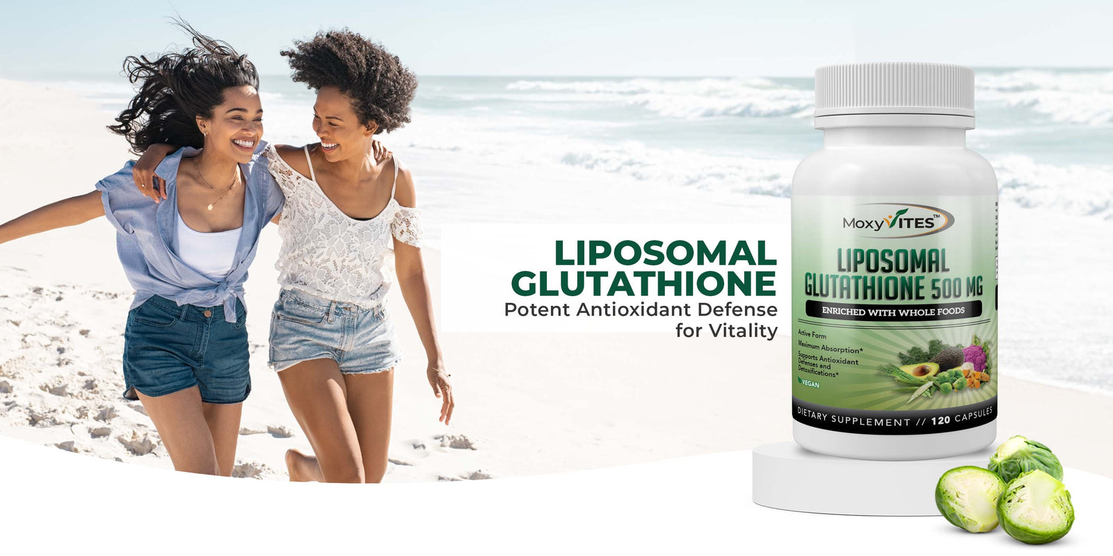 Liposomal Glutathione supplement capsules