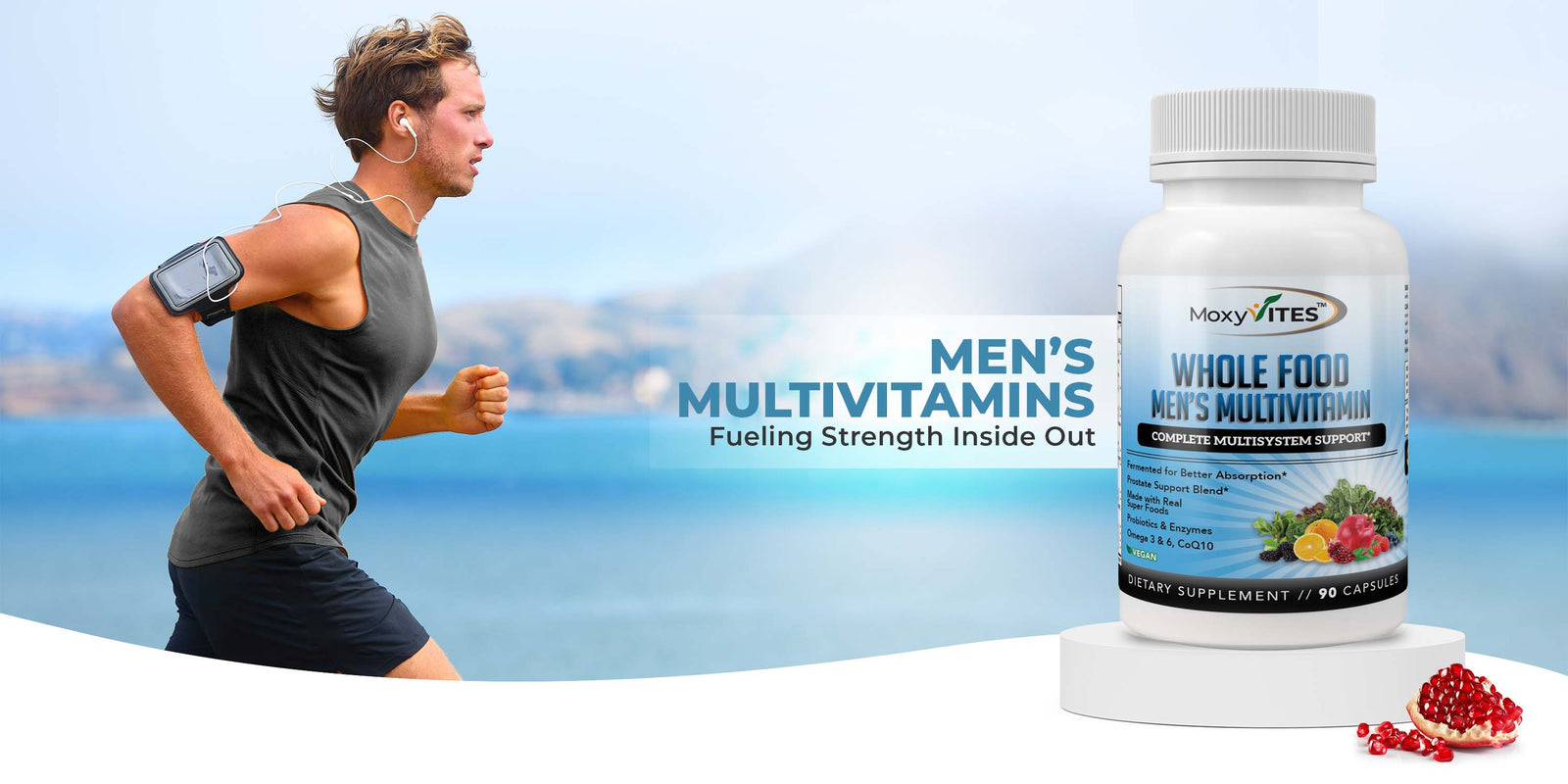 Men's Multivitamin supplement capsules