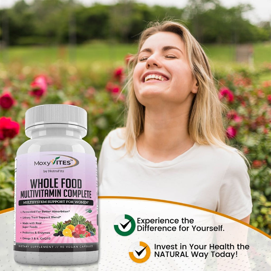 Multivitamin for Women - happy healthy woman