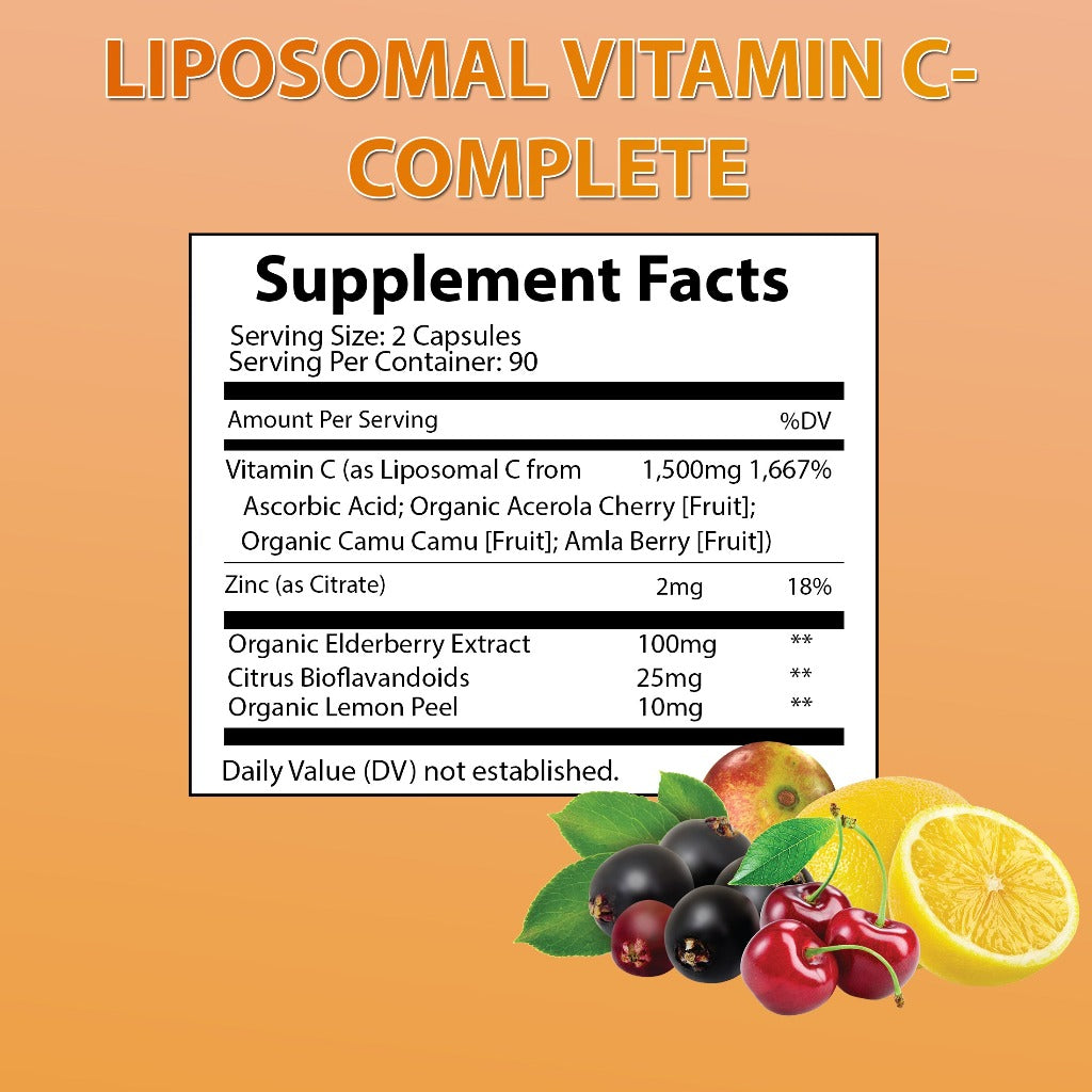Liposomal Vitamin C - supplement facts