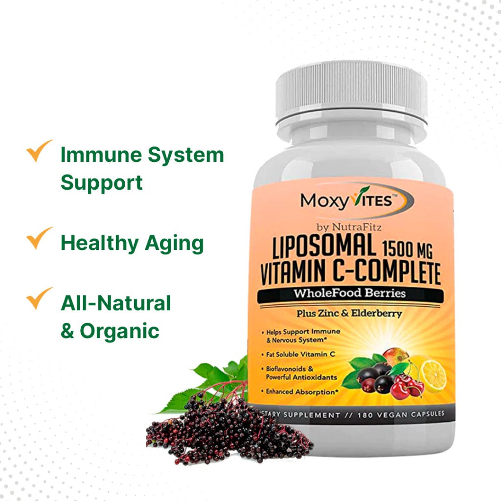 Liposomal Vitamin C- immune support, healthy aging, all natural organic