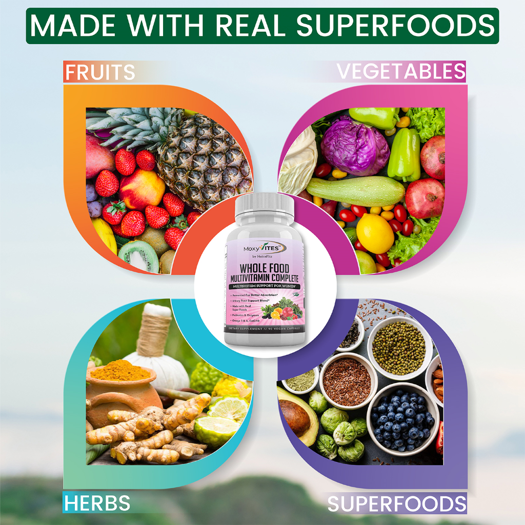 Multivitamin for Women made with real superfoods